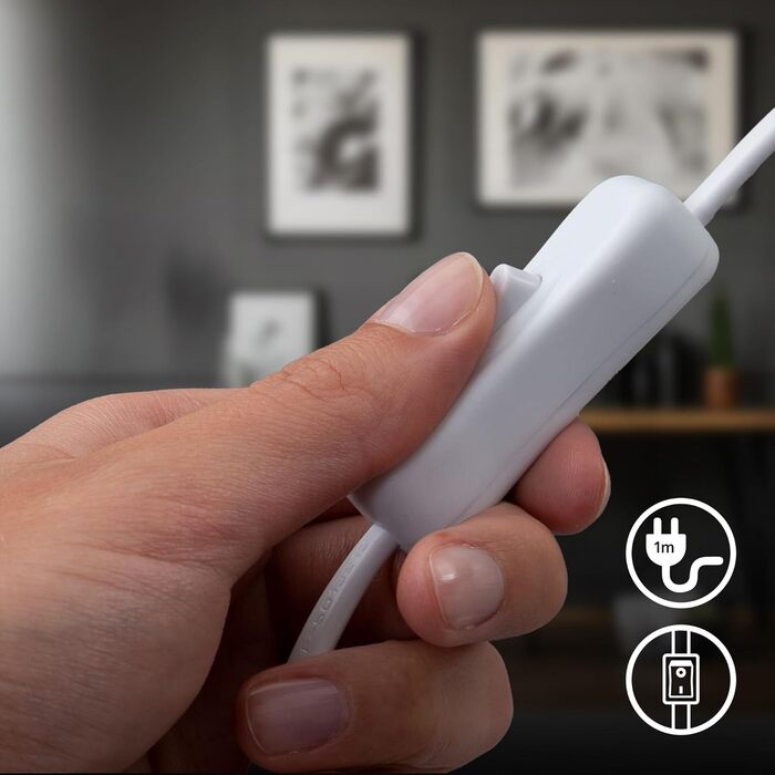 BRILONER Настільна лампа мініатюрна, ретро/вінтаж, кераміка, біла, E27, 10W, для спальні/офісу/читання, 10x9 см