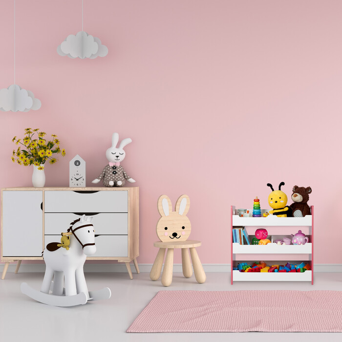 Relaxdays Kids' Shelf with 5 Compartments