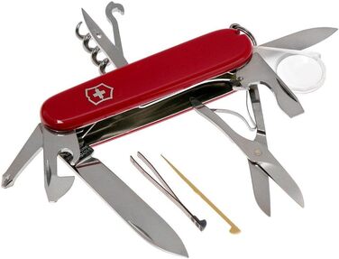 Мультитул Victorinox Explorer - Швейцарський ніж, 16 функцій, червоний