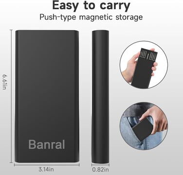 3.7V Міні Електричний Набір Викруток з Магнітом (34 в 1) для Ремонту Техніки та Оптики