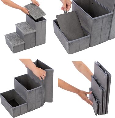 Будиночок для собак TRIXIE з драбиною, сірий (38039)