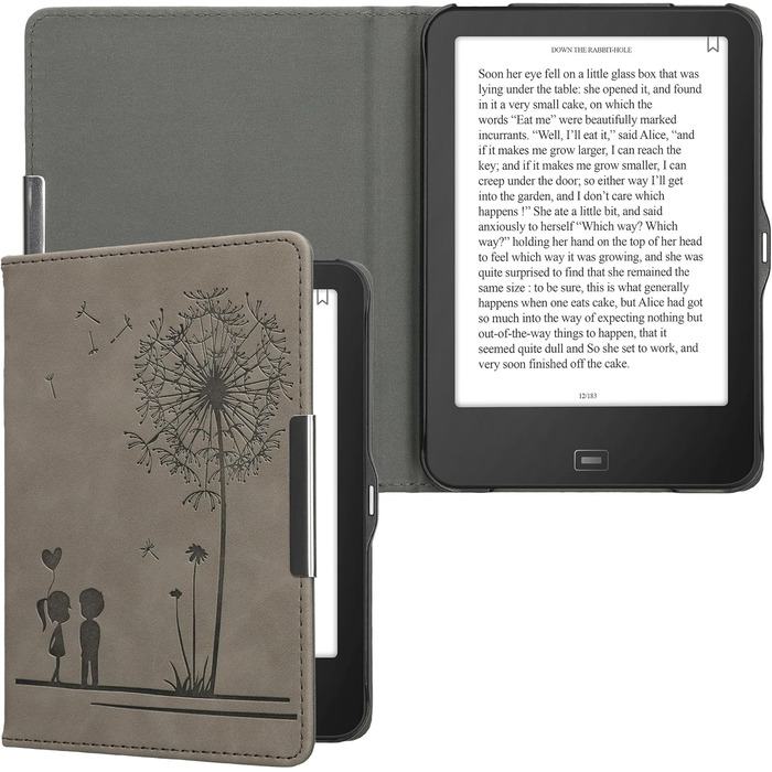 Чохол kwmobile для Tolino Vision 1/2/3/4 HD - з штучної шкіри, дизайн 