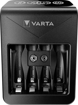 Зарядний пристрій VARTA для акумуляторів AA/AAA, до 8 акумуляторів, LCD Plug Charger+ (одинарний відсік)