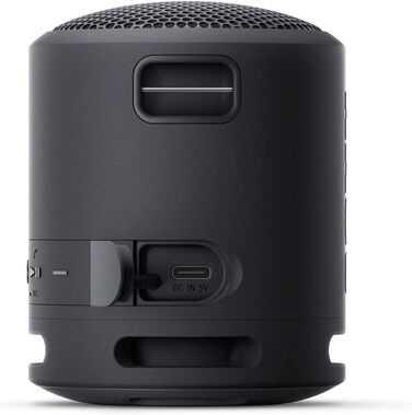 Портативна Bluetooth колонка Sony SRSXB13/B Extra Bass, чорна - Водонепроникна, USB-C, до 16 год роботи