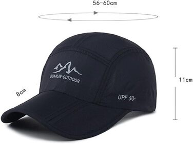 Кепка бейсболка для чоловіків та жінок, універсальний розмір, чорна