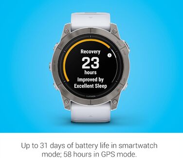 Годинник Garmin epix Pro (Gen 2) Sapphire Edition 51 мм: високопродуктивний смарт-годинник з інтегрованою ліхтариком та технологіями для тренувань