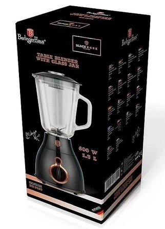 Стаціонарний блендер Berlinger Haus BH-9025 600 Вт, чорний