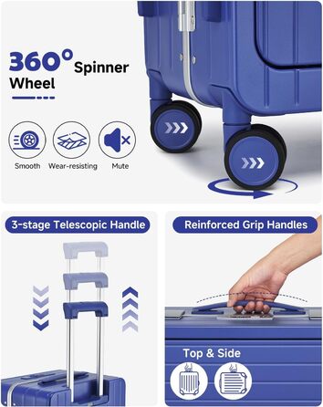 Чемодан ручної об'єм Sea Choice з відділенням для ноутбука 15.6