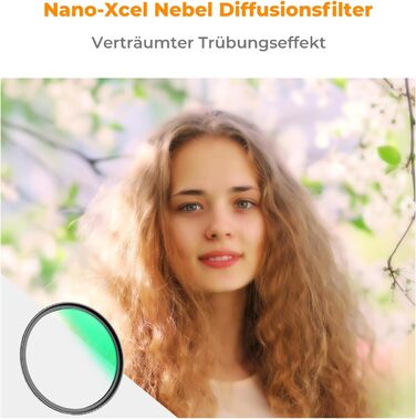 Фільтр для розмиття Nebel-Effekt K&F Concept Nano-X Serie 49mm - для пейзажної та портретної фотографії