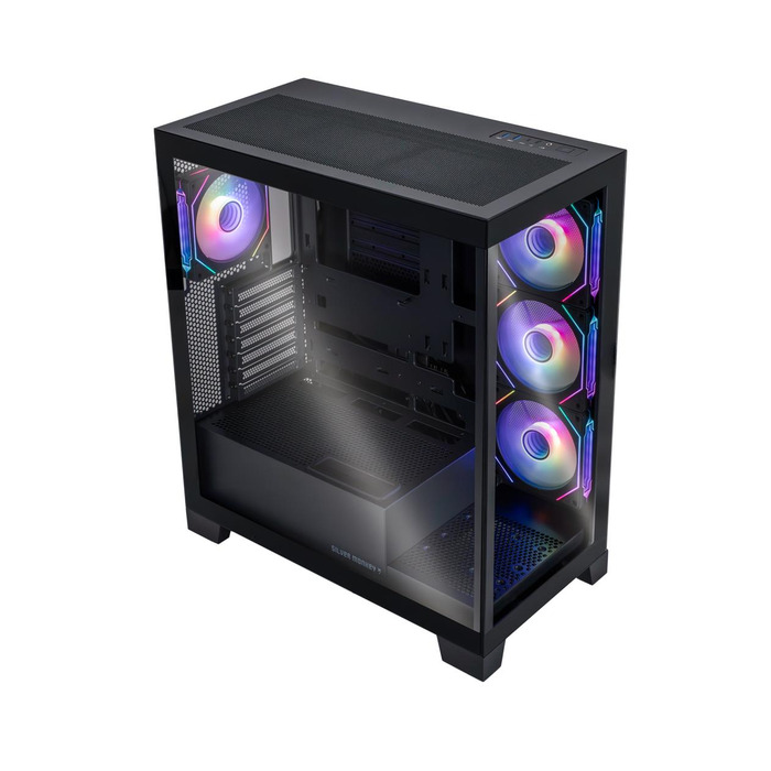 Корпус для комп'ютера Silver Monkey X Pyxis Midi Tower, чорний