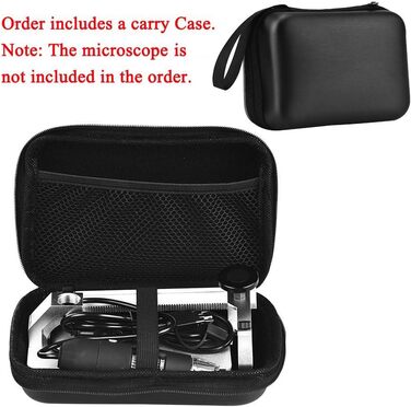 Цифровий мікроскоп Jiusion WiFi USB з підключенням до iPhone, iPad, Android, Mac, Windows, Linux, Chrome, 50-1000x збільшення, 4K камера, 8 LED, металевий штатив