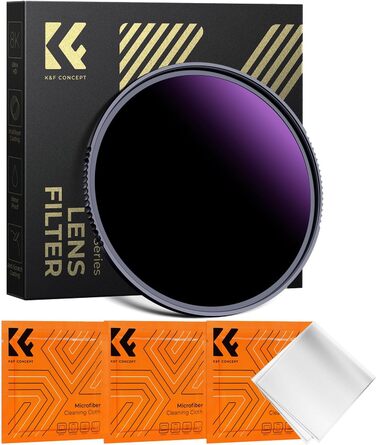 Фільтр K&F Concept Nano-X Serie 82mm ND1000000 - нейтральний фільтр (20 ступенів затемнення) для фотографії небесних явищ