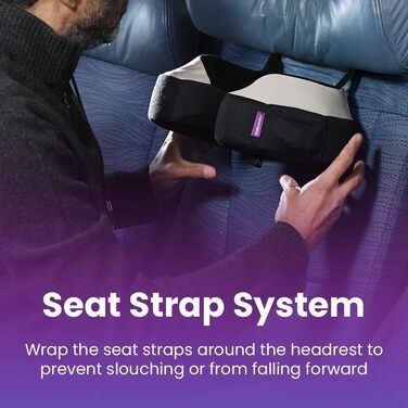 Подушка для шиї Cabeau Evolution TNE S3 Reisekissen - Memory Foam для подорожей, офісу та ігор (Vegas) з фіксатором