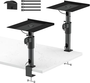 Підставки для акустики: універсальні, регульовані по висоті, нахильні та поворотні, для Edifier, KRK, Klipsch, Polk, Sony, PreSonus, JBL та інших