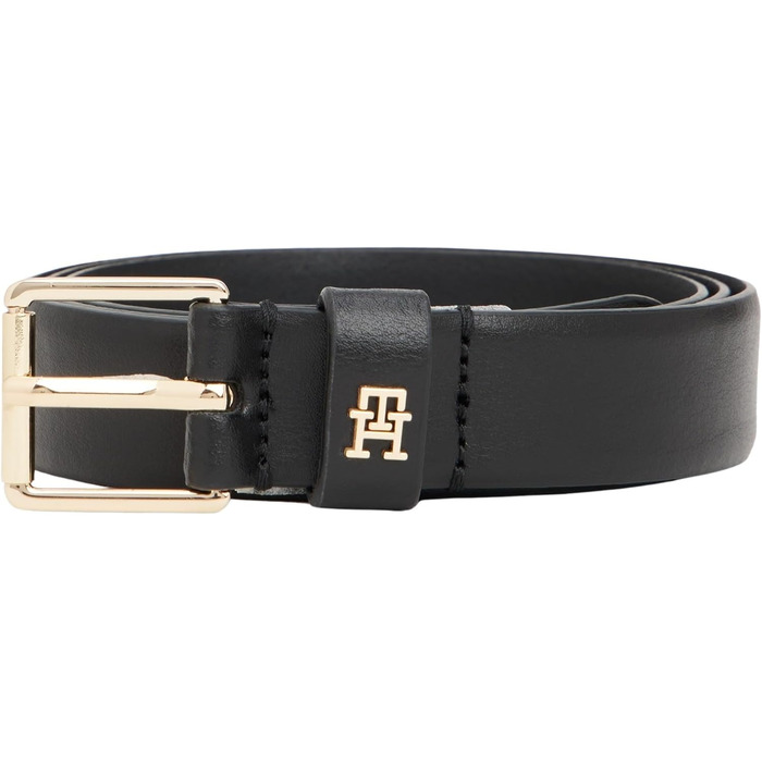 Ремінь жіночий Tommy Hilfiger Th Square 2.5 Go чорний (1 шт.) - регульований шкіряний ремінь