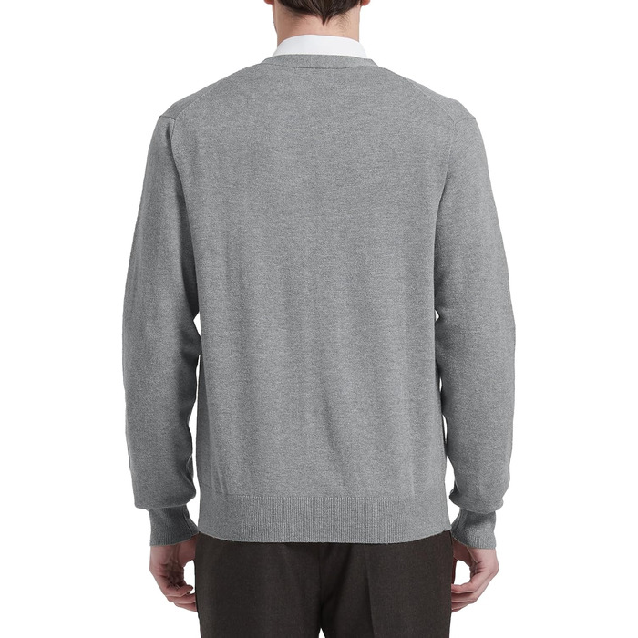 Чоловічий кардиган Kallspin з вовняної суміші, сірий, розмір L
