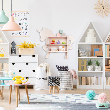Relaxdays Unicorn Kids' Shelf