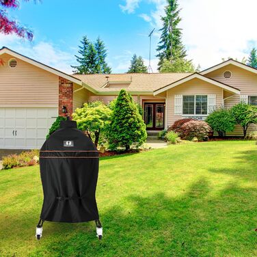 SUPJOYES Grill Cover for Kamado Joe Classic Charcoal Grill, Waterproof, Durable, Kamado Joe Grill Accessories