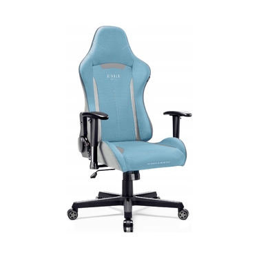 Ігрове крісло Diablo Chairs X-Starter, тканина, чорно-синє