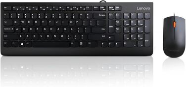 Клавіатура та миша Lenovo USB QWERTY (US), 4X30L79883