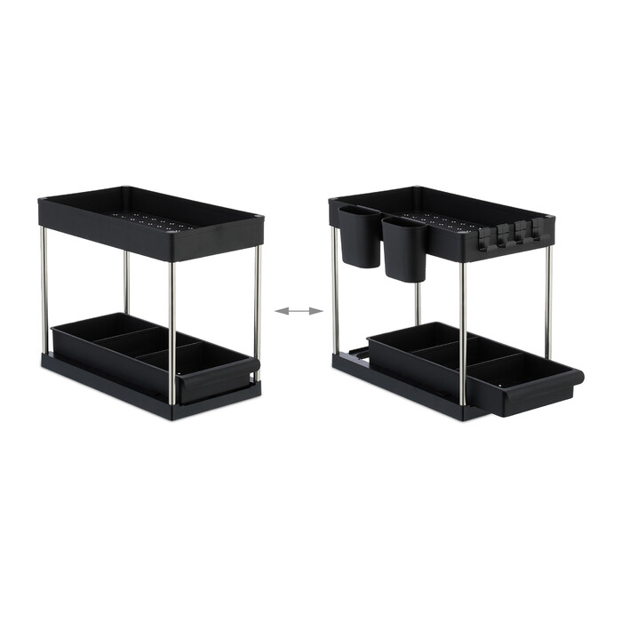 Relaxdays Under Sink Shelf Set of 2