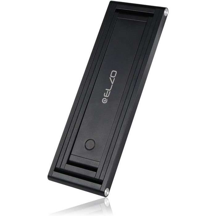 LED лампа настільна ELZO з регулюванням яскравості та складною ніжкою. Акумуляторна настільна лампа для офісу, дому та читання. Чорний колір.