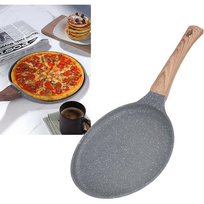 Сковорода для тортильї Comal з антипригарним покриттям, сіра алюмінієва, для індукційних плит, сковорода для млинців та крепів
