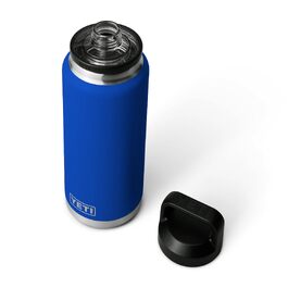 Термопляшка YETI Rambler 1л (1000 мл) з нержавіючої сталі з герметичною кришкою Chug, для гарячих та холодних напоїв, Charcoal