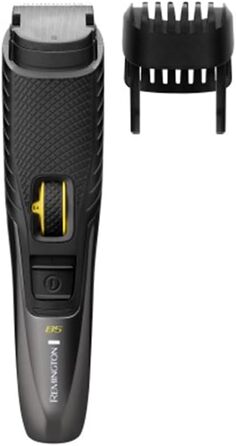 Триммер для бороди Remington MB5000 Black: професійний набір з керамічними лезами (0.4-18 мм), 9 налаштувань довжини, акумулятор/мережа, LED-індикатор