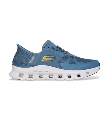 Босоніжки жіночі Skechers Pier-Lite Memory Maker на танкетці, блакитні (45 EU)
