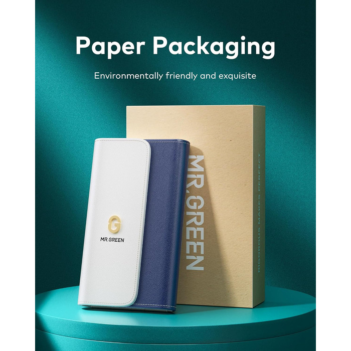 Набір для манікюру Mr.GREEN 3шт: кусачки, пилка, кусачки з захистом від бризок, кейс, для чоловіків та жінок (бежево-блакитний)