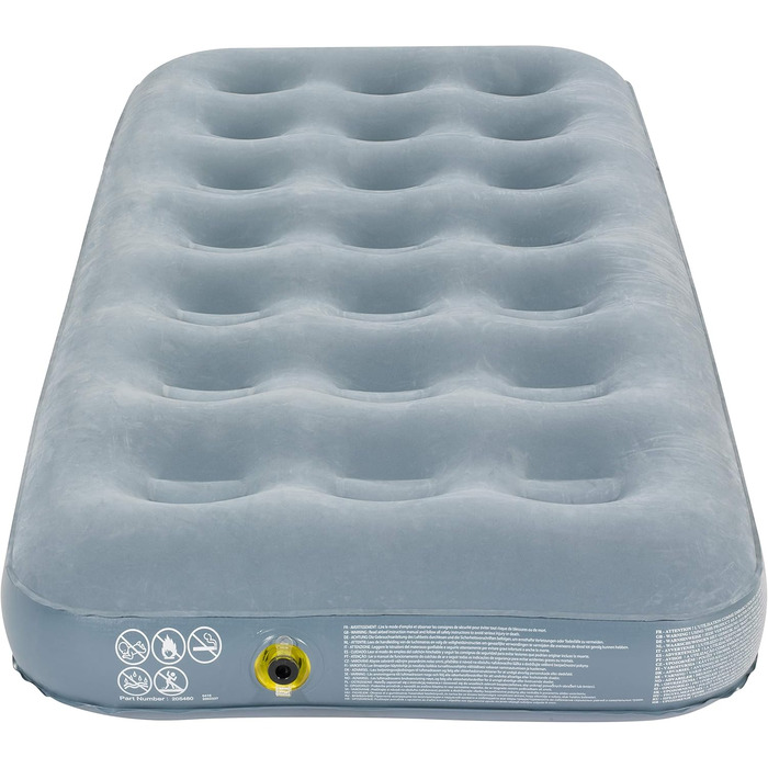 Надувне ліжко Campingaz Quickbed Single для відпочинку на природі та вдома - 188 x 74 x 19 см, до 148 кг