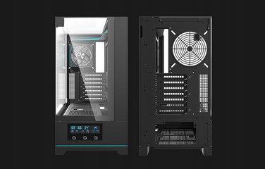 Ігровий корпус DarkFlash DY450 ATX Midi Tower, загартоване скло, ARGB