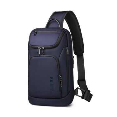 Чоловіча сумка-слінг через плече hk Crossbody, водовідштовхуюча нагрудна сумка з відділенням для планшета iPad 11.3