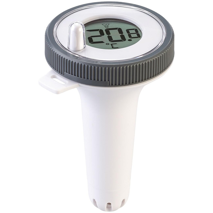 infactory Pool Thermometer: Digital Pond & Pool Thermometer, Radio Receiver, Color LCD, IP67 (Pool Radio Thermometer, Radio Pool Thermometer, Temperature Sensor)