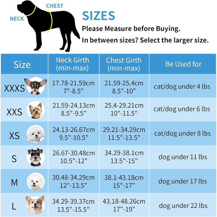 Нашийник та поводок для собак: комплект для прогулянок, нашийник для цуценят, м'який дихаючий аксесуар для тварин, світловідбиваючі смуги, для дуже маленьких собак та котів, блакитно-рожевий (XXXS, жовтий)