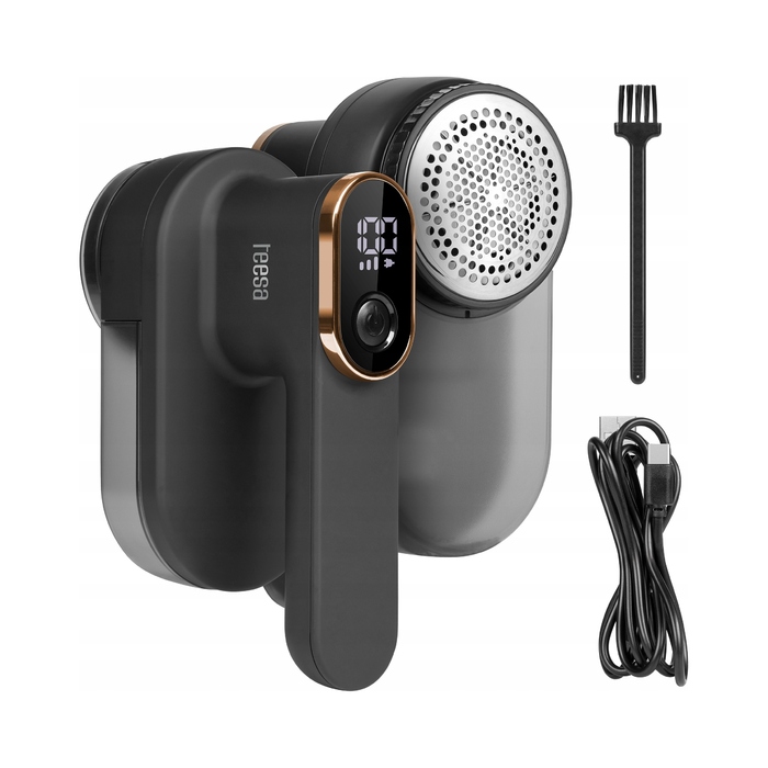 Бездротова машинка для видалення ковтунів Teesa LR40 LED: 3 швидкості, 6 ножів