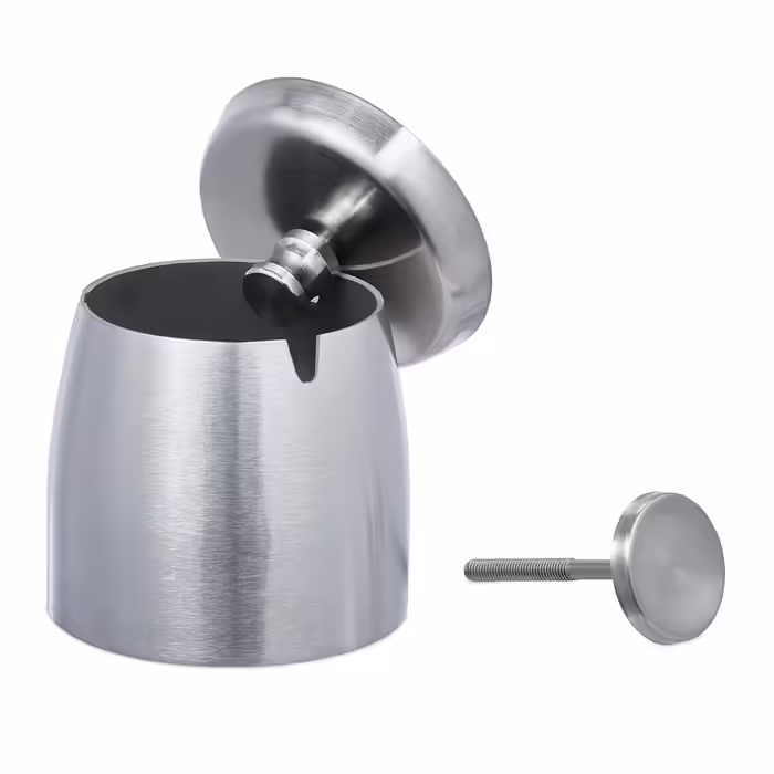 Relaxdays Ashtray with Lid for Outdoors