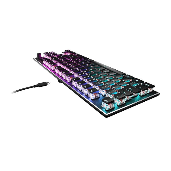 Turtle Beach Vulcan TKL – Механічна ігрова клавіатура з Titan Switch, AIMO RGB-підсвічуванням та анодованою алюмінієвою рамою