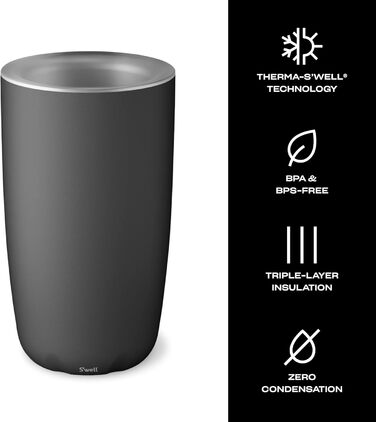Охолоджувач для вина S'well Onyx, 739 мл
