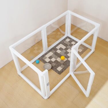 Кізочок Citylife 8-TLG: рухомий вольєр для собак, котів та дрібних тварин, 60 см, 8 частин