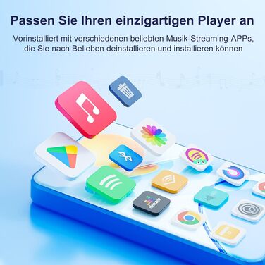 MP3 плеєр 16GB з Bluetooth та Wi-Fi, Android MP4 плеєр 4