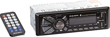 Автомагнітола Majestic DAB-442 BT з Bluetooth, DAB+ радіо, RDS, Dual-USB, SD/AUX, 180Вт (45Вт x 4), чорна