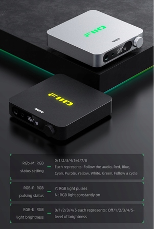 Підсилювач для навушників та ЦАП FiiO K11 R2R (чорний) з балансним виходом 4.4 мм та SE