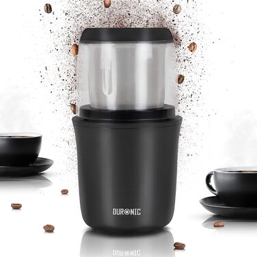 Електрична кавомолка Duronic CG250, 250 Вт, 75 г, для кавових зерен, спецій, трав, горіхів і зернових