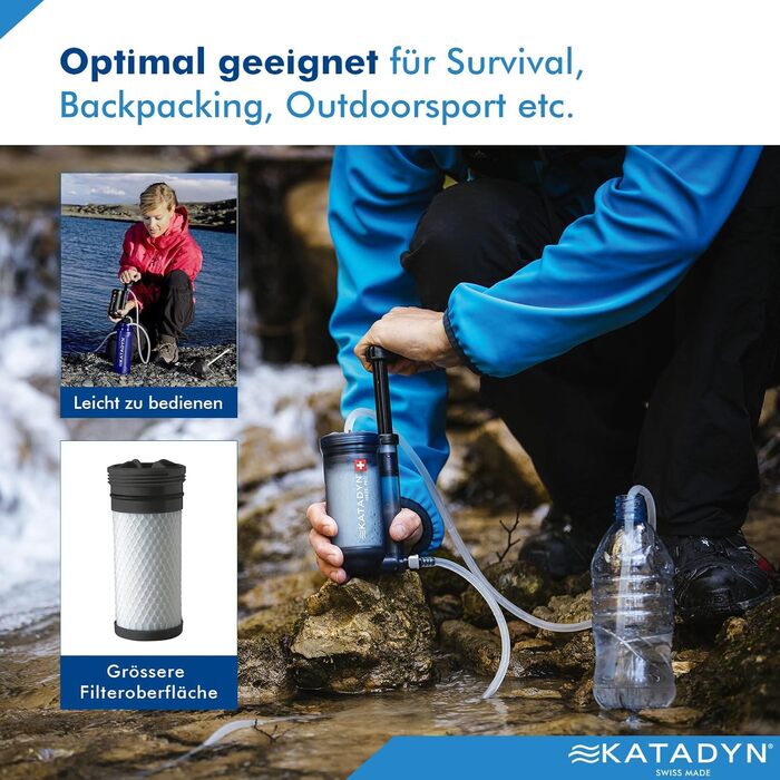 Katadyn 8019670 Water Filter Hiker Pro-Transparent