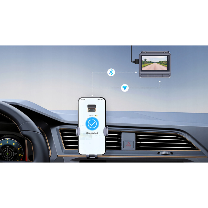Автомобільний відеореєстратор DDPAI Z60 Pro + Задня камера + Hardwire Kit + Карта пам'яті 128GB