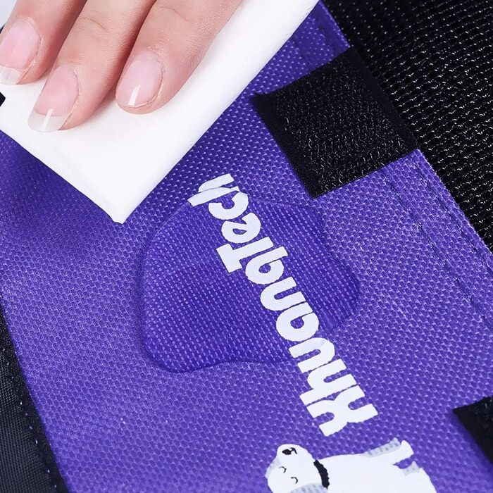 Клітка-манеж для собак та котів XianghuangTechnology, м'який матеріал, портативна, складана, для дому та вулиці, 80 x 58 см (Д x В), фіолетовий