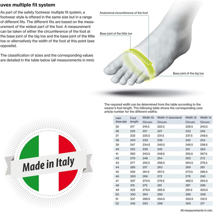 Робочі черевики Uvex 1 Sport S3L - Легкі, металонепроникні, антистатичні, неслизькі, з захистом від проколів, дихаючі, чорні 47 EU