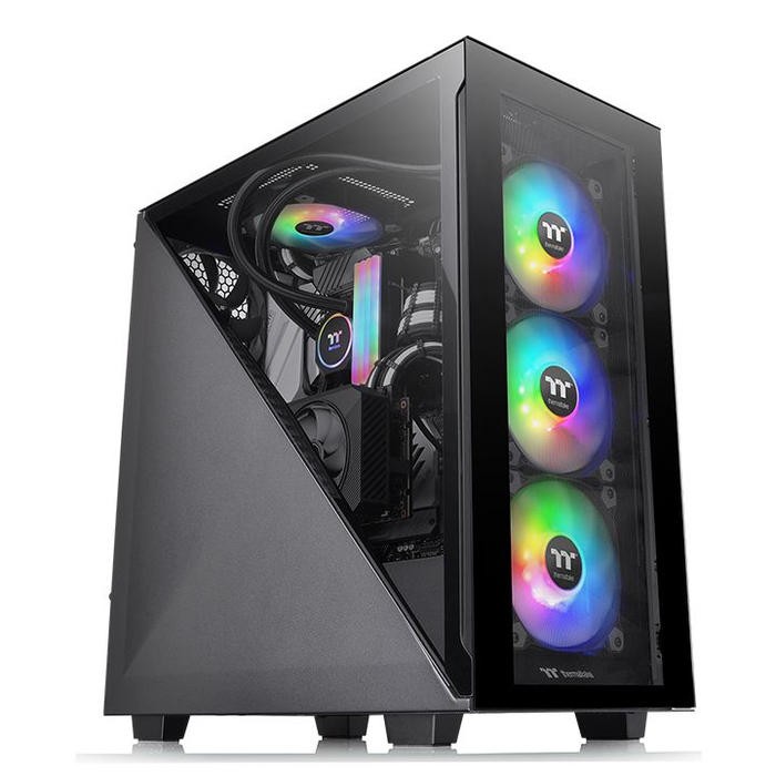 Корпус Thermaltake CA-1S2-00M1WN-00 Midi Tower, чорний